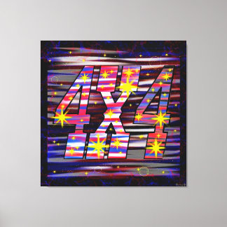 Galactic Four by Four Canvas Print