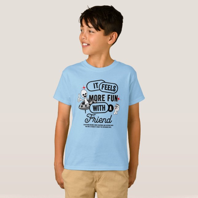 Galactic Friends Space | Kids  T-Shirt (Front Full)