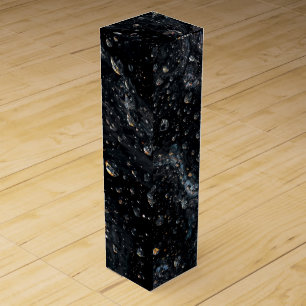 Galactic Gemstone Droplets on a Cosmic Canvas Wine Box