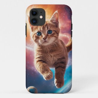 Galactic Ginger Taby in a Cosmic Space Adventure