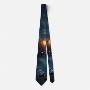 Galactic Grace: The Black Swan. Neck Tie