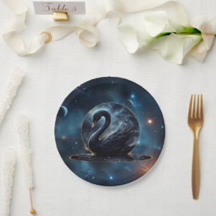 Galactic Grace: The Black Swan.  Paper Plates