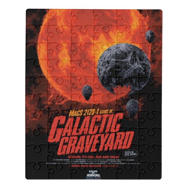 Galactic Graveyard Poster, Macs 2129-1. Jigsaw Puzzle (Puzzle Vertical)