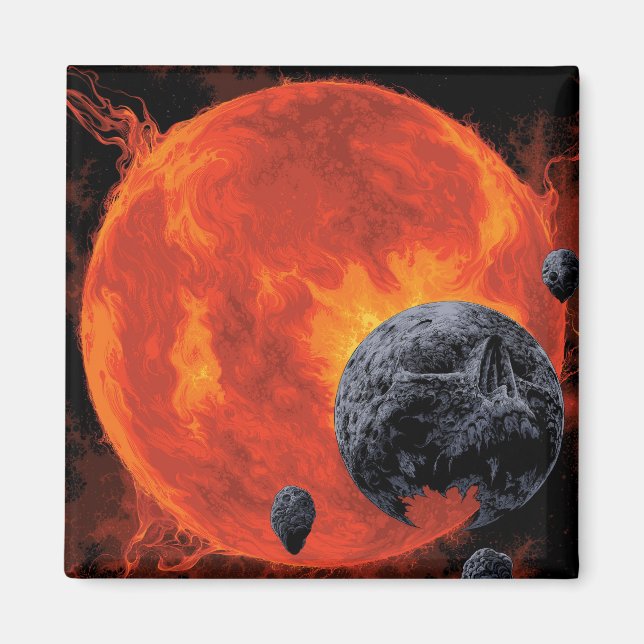 Galactic Graveyard Poster, Macs 2129-1. Magnet (Front)