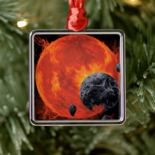 Galactic Graveyard Poster, Macs 2129-1. Metal Ornament