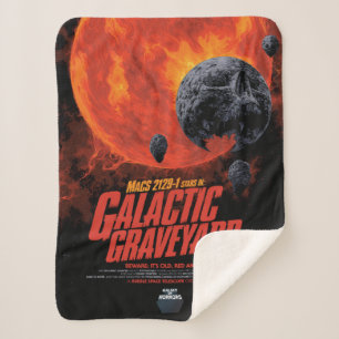 Galactic Graveyard Poster, Macs 2129-1. Sherpa Blanket