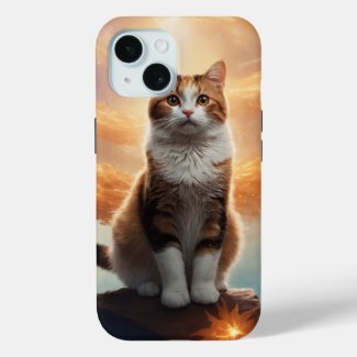 Galactic Guardian: The Celestial Calico’s Watch