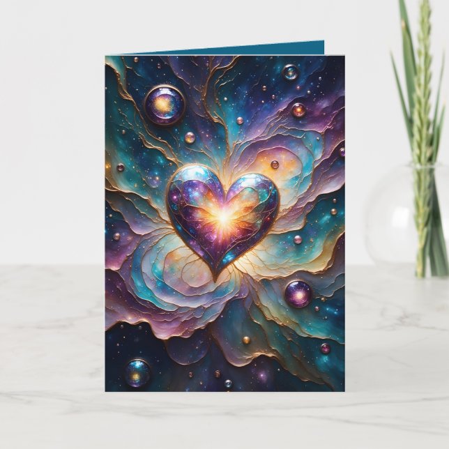 Galactic Heart of the Universe Card (Front)