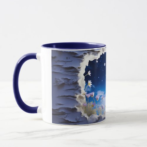 Galactic Java Sip Under the Stars 3D Coffee Mug