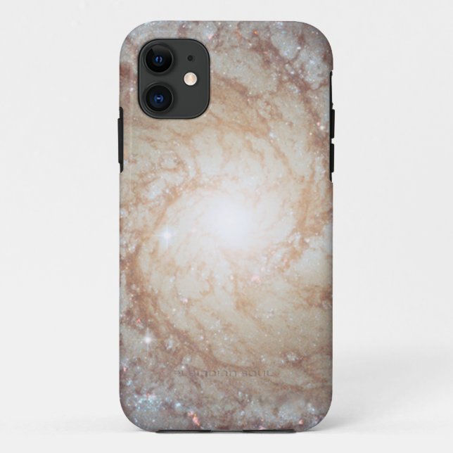 Galactic Light Vortex Phone Case (Back)