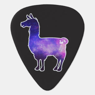 Galactic Llama Guitar Pick