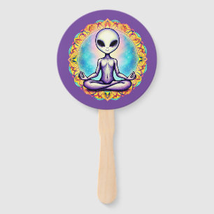 Galactic Meditation Hand Fan