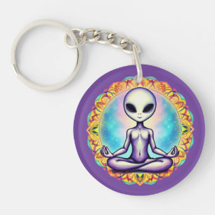 Galactic Meditation Keychain