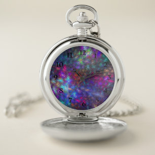 Galactic Mosaic Pocket Watch