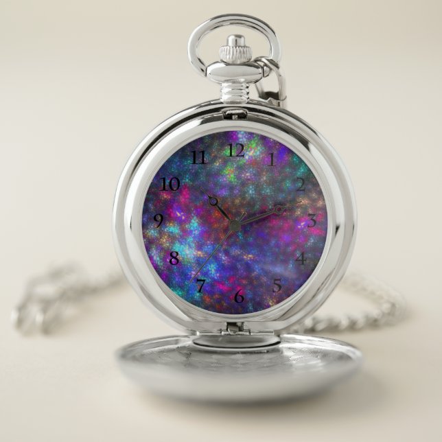 Galactic Mosaic Pocket Watch (Inside)