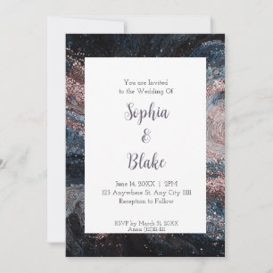Galactic Nebula Wedding Invitation