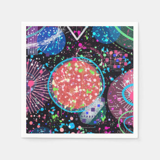 Galactic Neighborhood: Abstract  Napkins
