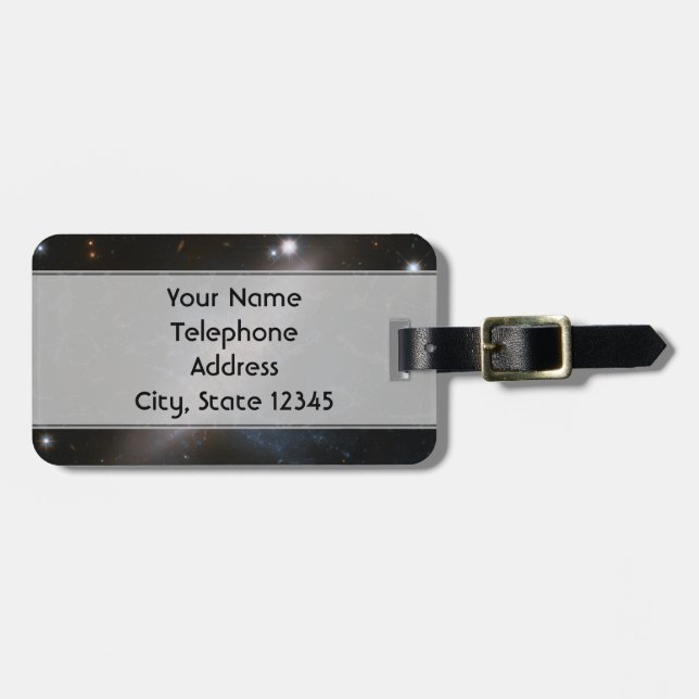 Galactic Overlay Luggage Tag (Front Horizontal)