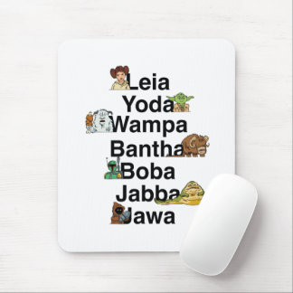 Galactic Roll Call Mouse Pad