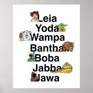 Galactic Roll Call Poster