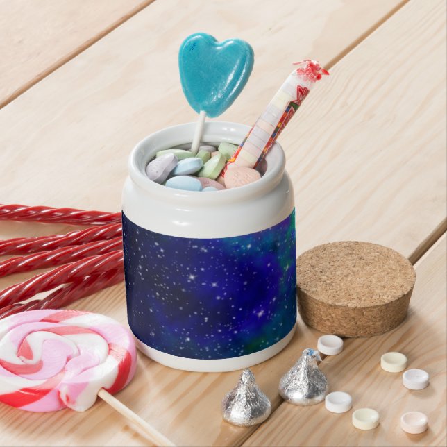 Galactic Sci-Fi Wedding Candy Jar (In Situ)