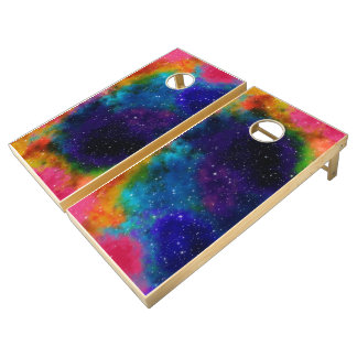 Galactic Sci-Fi Wedding Cornhole Set