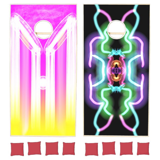 galactic space  cornhole set (Set)