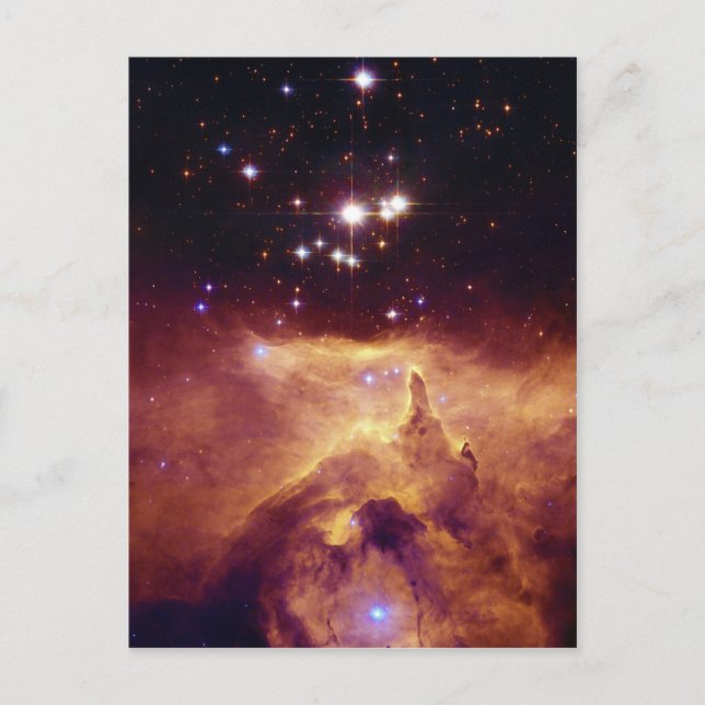 Galactic Star Cluster NGC 6357 Postcard (Front)
