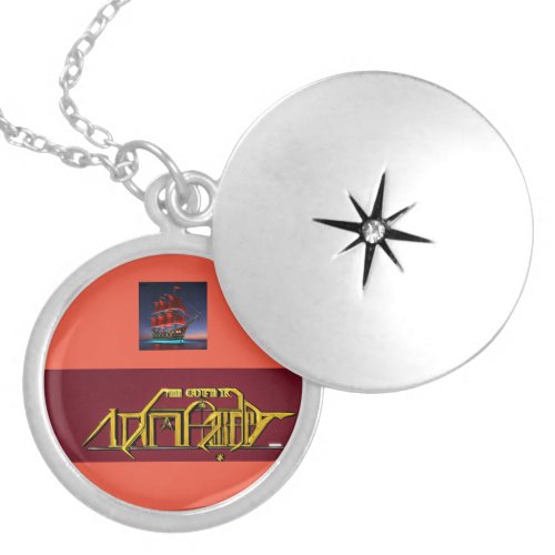 Galactic Starfleet Crew Boldly Go Beyond Locket Necklace