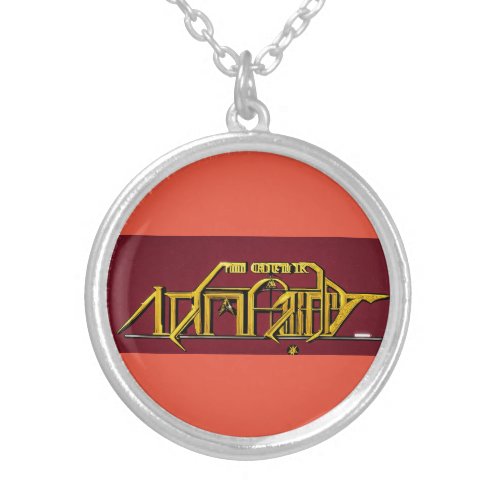 Galactic Starfleet Crew Boldly Go Beyond  Silver Plated Necklace