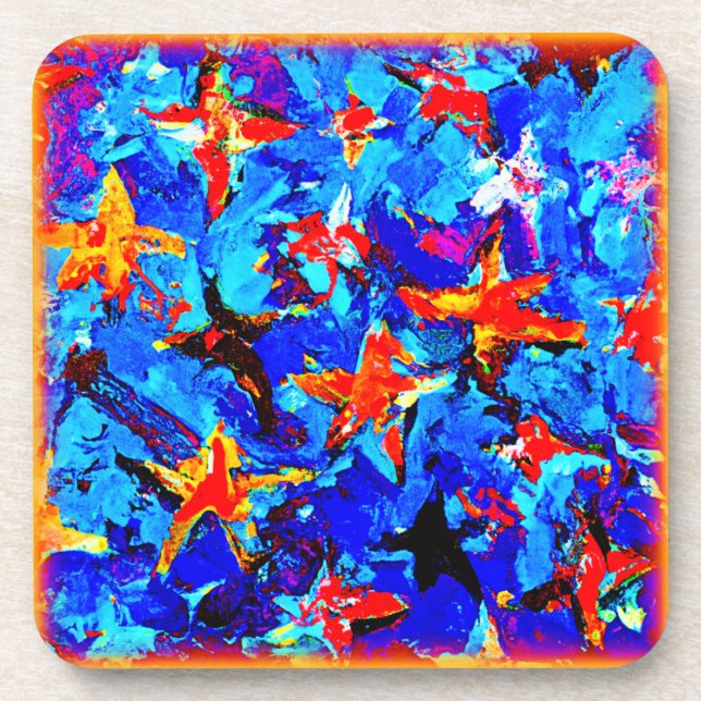 Galactic Stars Dreams. Buy Now Beverage Coaster (Front)