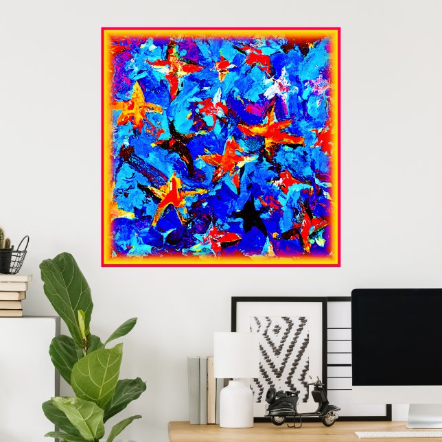 Galactic Stars Dreams. Buy Now Poster (Home Office)