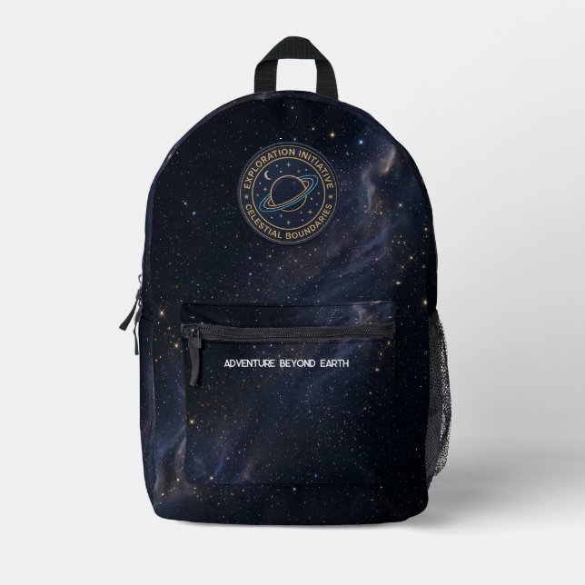 Galactic Stars & Space Explorer Backpack (Front)