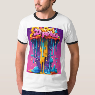 Galactic Swirl: Gravity-Themed T-Shirt