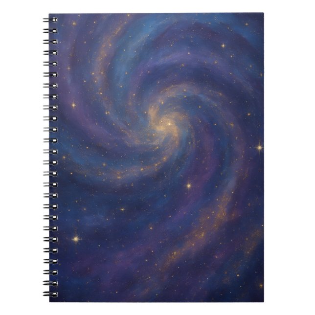 Galactic Swirl Notebook (Front)