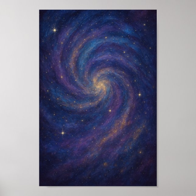 Galactic Swirl Poster (Front)