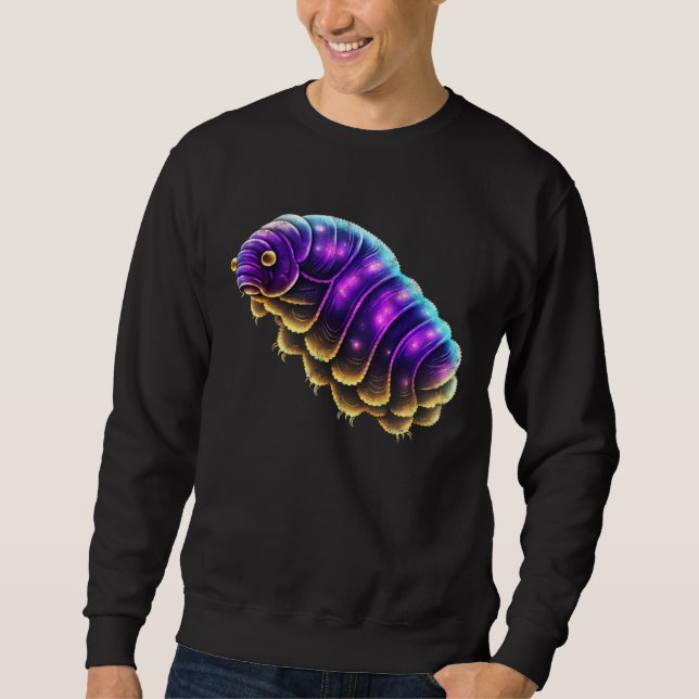 Galactic tardigrade universe cosmos water bear vin sweatshirt (Front)