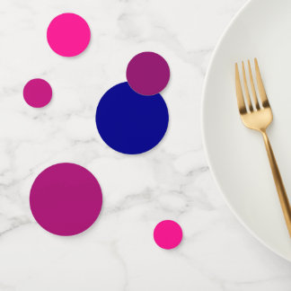 Galactic Theme Cosmic Pink to Dark Blue Gradient  Confetti