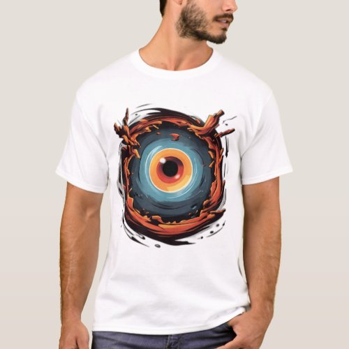 Galactic Threads Explore the Pull of Black Holes  T_Shirt