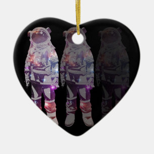 Galactic Traveler Ceramic Ornament