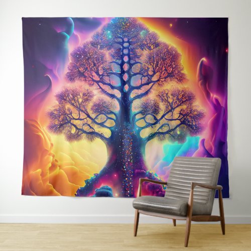 Galactic Tree of Life Tapestry