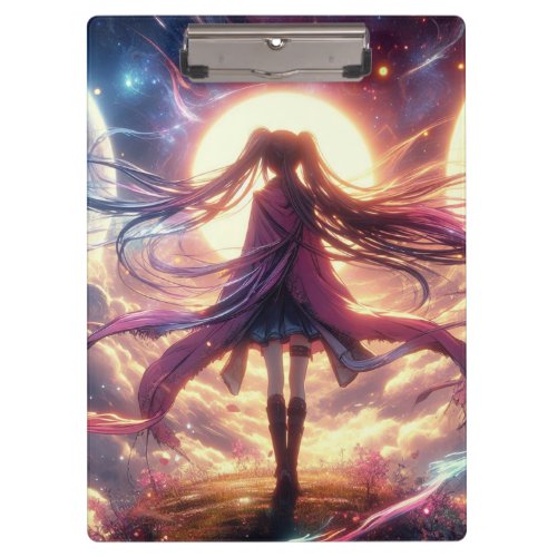 Galactic Twilight Whispers of the Cosmos Clipboard