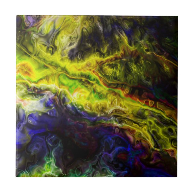 Galactic Vapors Ceramic Tile (Front)