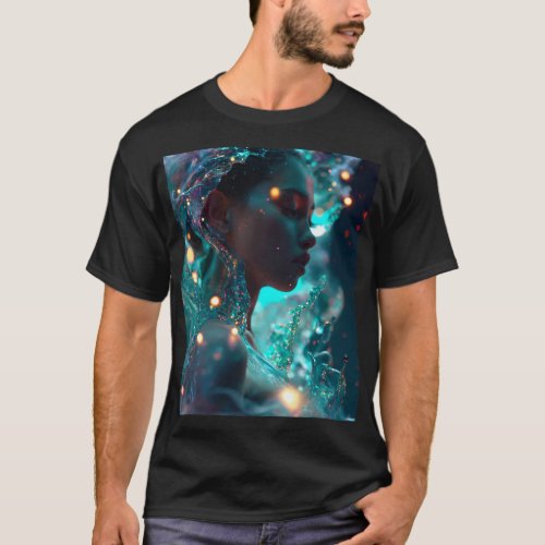 Galactic Vortex Gravity_Themed T_Shirt Design