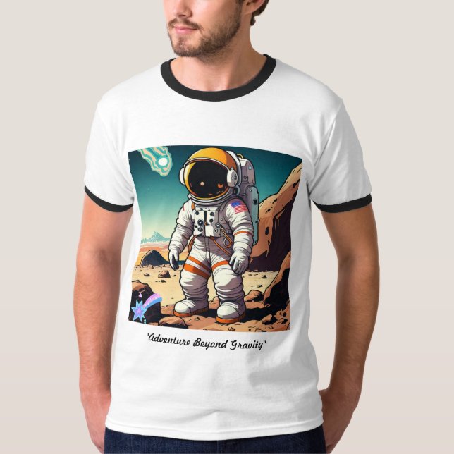 "Galactic Wanderlust" T-Shirt (Front)
