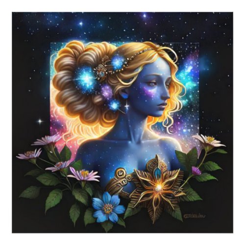  Galactic Women Fantasy Cosmic AP58 Galaxy Photo Print