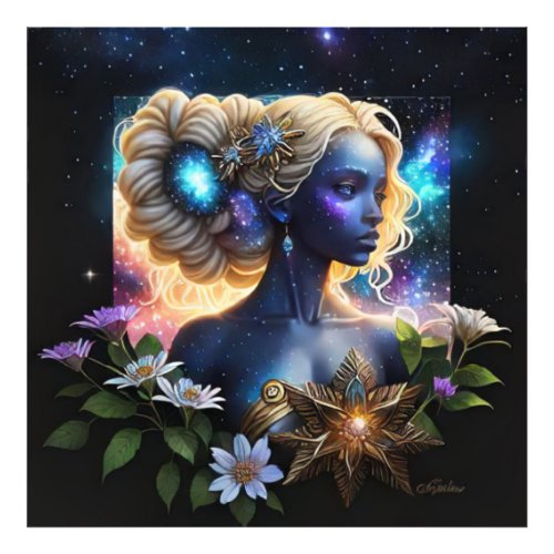  Galactic Women Fantasy Cosmic AP58 Galaxy Photo Print