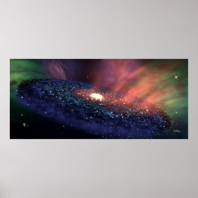 Galacticism - Galaxy 013, by Joseph A. Wraith Poster (Front)