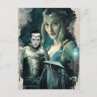 Galadriel, ELROND™, & Gandalf Graphic Postcard