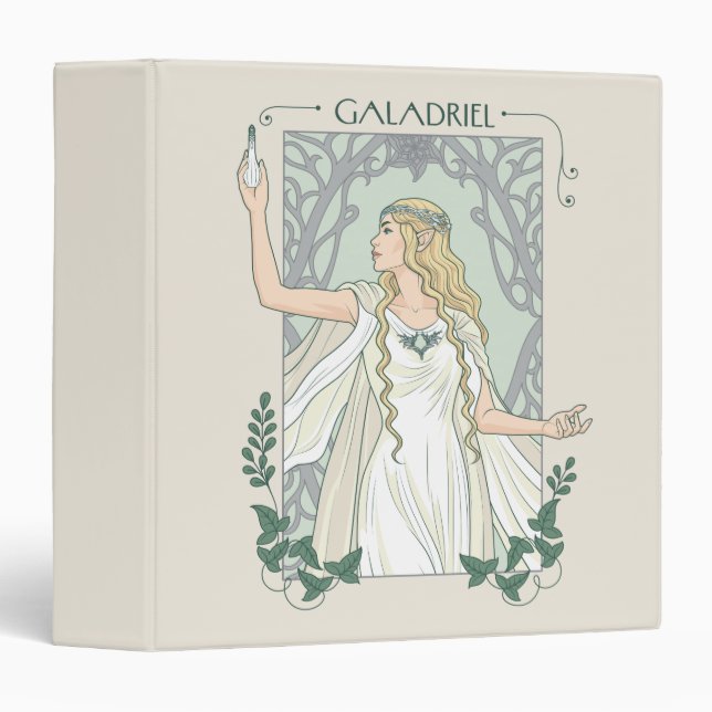 Galadriel Light of Valinor Graphic 3 Ring Binder (Front/Spine)